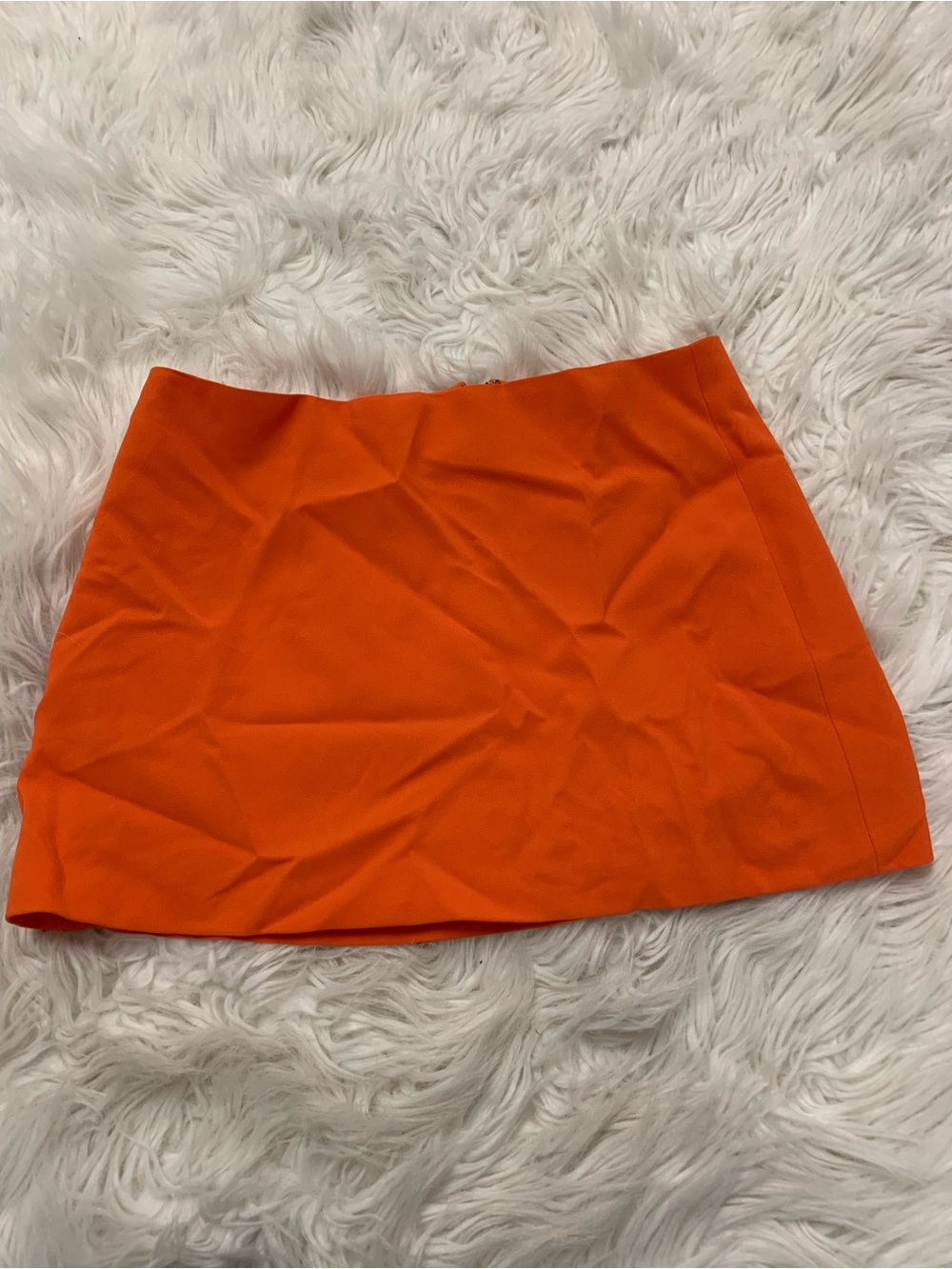 Orange Mini Skirt